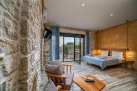 Posteľ alebo postele v izbe v ubytovaní Olive Luxury Suites - ADULTS ONLY