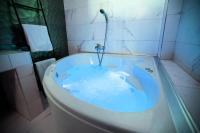 A bathroom at Anemos Luxury Apartments