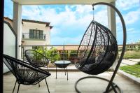 A patio or other outdoor area at Anemos Luxury Apartments