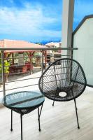 A balcony or terrace at Anemos Luxury Apartments
