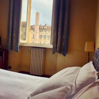 Posteľ alebo postele v izbe v ubytovaní B&B Saluzzo Paesana 1718