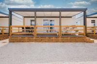 Balkón alebo terasa v ubytovaní Mobile Homes Krk Silo