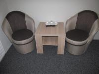A seating area at A+S Penzion Podzamok