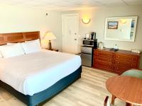 Atlantic Oceanfront Hotel, Wells Beachにあるベッド