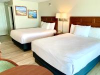 Atlantic Oceanfront Hotel, Wells Beachにあるベッド