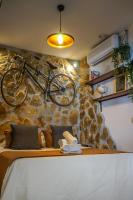Postel nebo postele na pokoji v ubytování Hotel Posada de las Cuevas