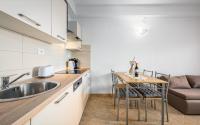 Kuchyň nebo kuchyňský kout v ubytování Apartments Drenje 294