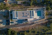 Letecký snímek ubytování Sea Star Villa - Vinjerac