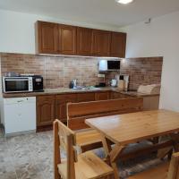 Kuchyň nebo kuchyňský kout v ubytování Apartmán Špacír