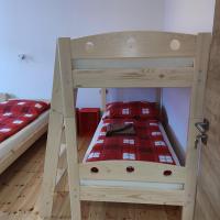 Postel nebo postele na pokoji v ubytování Apartmán Špacír