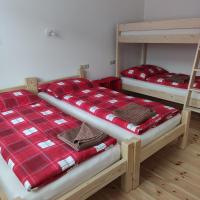 Postel nebo postele na pokoji v ubytování Apartmán Špacír
