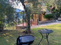 A garden outside Casa Oliva Castelletto di Brenzone