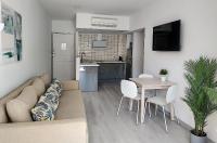 Kuchyňa alebo kuchynka v ubytovaní Apartamentos Las Palmeras