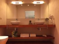 Koupelna v ubytování Hotel Masia La Palma