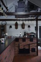 Кухня или мини-кухня в Vangsgaarden Gjestgiveri
