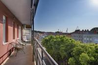 Balkon lub taras w obiekcie Giardini Penthouse apartment Pula