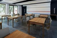 Restaurace v ubytování Hotel Adalbert Szent Tamás ház