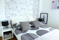 Posteľ alebo postele v izbe v ubytovaní Iris beach apartments