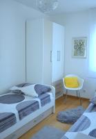 Posteľ alebo postele v izbe v ubytovaní Iris beach apartments