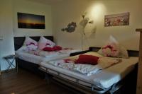 Łóżko lub łóżka w pokoju w obiekcie Appartement Spath