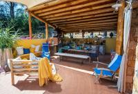 Patio alebo iná vonkajšia časť ubytovania Terre Di Bea Sea Cefalu'