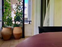 Balkón nebo terasa v ubytování Rethymno Blue Apartments