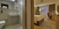 Koupelna v ubytování Apollo Hotel Bratislava