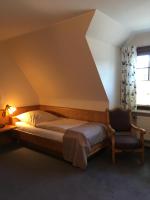 Postel nebo postele na pokoji v ubytování Flair Landhotel Strengliner Mühle