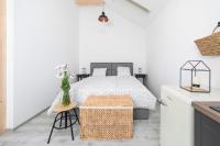 Postel nebo postele na pokoji v ubytování Babyky apartmány