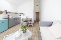 Kuchyň nebo kuchyňský kout v ubytování Babyky apartmány