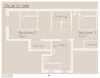 Plan piętra w obiekcie Chalet Augustine Hinterglemm Zentrum