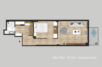 Plán poschodí v ubytovaní InCityBnB - Chic Suite