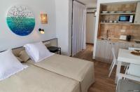 Posteľ alebo postele v izbe v ubytovaní Apartamentos Sabina Playa