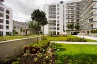 Vonkajšia záhrada v ubytovaní P&O Business Serviced Apartments CYBERNETYKI