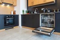 Kuchyňa alebo kuchynka v ubytovaní P&O Business Serviced Apartments CYBERNETYKI