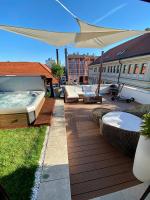 Budynek, w którym mieści się apartament