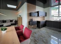 TV a/nebo společenská místnost v ubytování Ferienhaus Alte Glaserei
