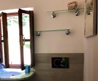 A bathroom at Relax totale nel Bosco Lucca