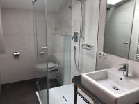 Kúpeľňa v ubytovaní Landhaus Scherl