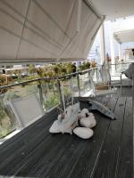 A balcony or terrace at Nea Stira Studios Kondilia