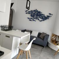 A seating area at Nea Stira Studios Kondilia