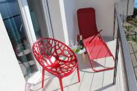 Balkón alebo terasa v ubytovaní Blue Art Apartment