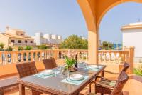 Balkon lub taras w obiekcie Marravilloso chalet Mes Blanc