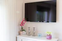 Telewizja i/lub zestaw kina domowego w obiekcie Luxury Apartments Villa Stina