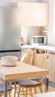 Kuchyň nebo kuchyňský kout v ubytování Summer Villas Crete