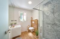 Koupelna v ubytování Apartmány CHALLUPA