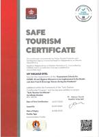 Certifikát, hodnocení, plakát nebo jiný dokument vystavený v ubytování My Solmaz Hotel