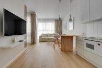 Kuchyňa alebo kuchynka v ubytovaní Comfort Apartments Granaria