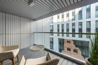 Balkón alebo terasa v ubytovaní Comfort Apartments Granaria