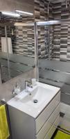 Koupelna v ubytování Super Apartamento en playa de la Pineda